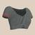Grey woven paithani silk saree with blouse