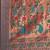 Teal woven paithani silk saree with blouse