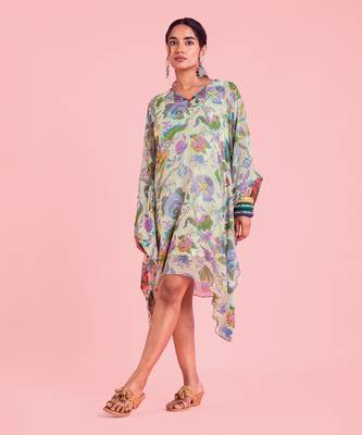 Vayu White Kaftan Dress 1