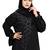 Khadija Fashion, Handmade Brush Print Stonework , Abaya|Burqa, Fashionable Look, Black Colour, Pack Of 2