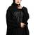 Khadija Fashion, Designer Neack Dubai Abaya|Burqa, Fashionable Look, Black Colour, Pack Of 2