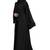 Khadija Fashion, Front Open Embroidery Stonework Dubai Stylish , Abaya|Burqa,  Classic Look, Black Colour, Pack Of 2