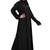 Khadija Fashion, Lovely Front Open Stonework , Abaya|Burqa,  Fashionable Look, Black Colour, Pack Of 2