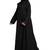 Khadija Fashion, Lovely Front Open Stonework , Abaya|Burqa,  Fashionable Look, Black Colour, Pack Of 2