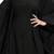 Khadija Fashion, Traditional Abaya|Burqa For Women, Handmade X Shap Work,  Classic Look, Black Colour, Pack Of 2