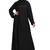 Khadija Fashion, Front Side Handwork Abaya|Burqa For Women And Girls Fashionable Look, Black Colour, Pack Of 2