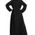 Khadija Fashion, Front Side Handwork Abaya|Burqa For Women And Girls Fashionable Look, Black Colour, Pack Of 2