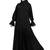 Khadija Fashion, Fancy And Very Glory Look Abaya|Burqa For Girls, Color - Classic Black , Pack Of 2