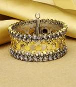 Sangeeta Boochra X Payal Singhal  Nasim Silver Openable Bangle