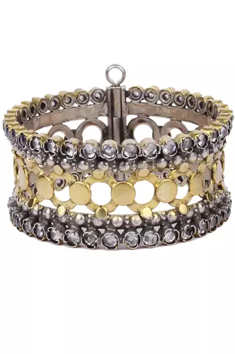 Sangeeta Boochra X Payal Singhal  Nasim Silver Openable Bangle