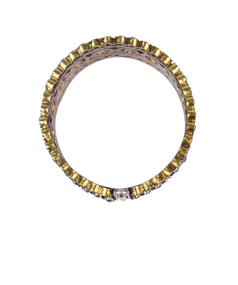 Sangeeta Boochra X Payal Singhal  Nasim Silver Openable Bangle