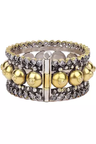 Sangeeta Boochra X Payal Singhal Samira Silver Openable Bangle