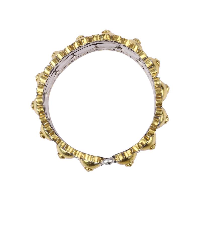 Sangeeta Boochra X Payal Singhal Samira Silver Openable Bangle