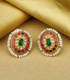 Sangeeta Boochra X Payal Singhal  Naaz Silver Earring with Pearls