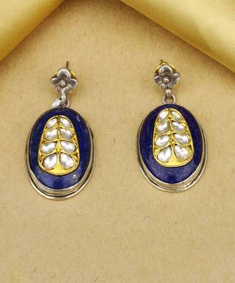Sangeeta Boochra X Payal Singhal  Mehr Silver Earring with Gemstone 1