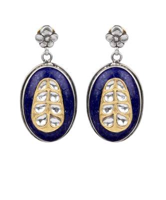 Sangeeta Boochra X Payal Singhal  Mehr Silver Earring with Gemstone 2
