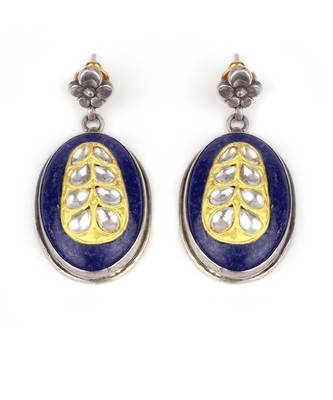 Sangeeta Boochra X Payal Singhal  Mehr Silver Earring with Gemstone 3