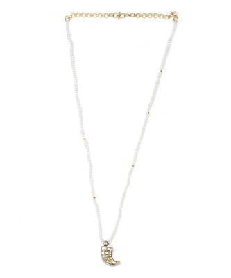 Sangeeta Boochra X Payal Singhal  Gul Silver Pendant with Pearl Chain 3