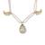 Sangeeta Boochra X Payal Singhal  Amira Silver Necklace with Pearl  Chain