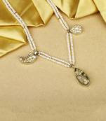 Sangeeta Boochra X Payal Singhal  Mia Silver Necklace with Pearl  Chain