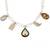 Sangeeta Boochra X Payal Singhal  Nagma Silver Necklace with Multiple Gemstones