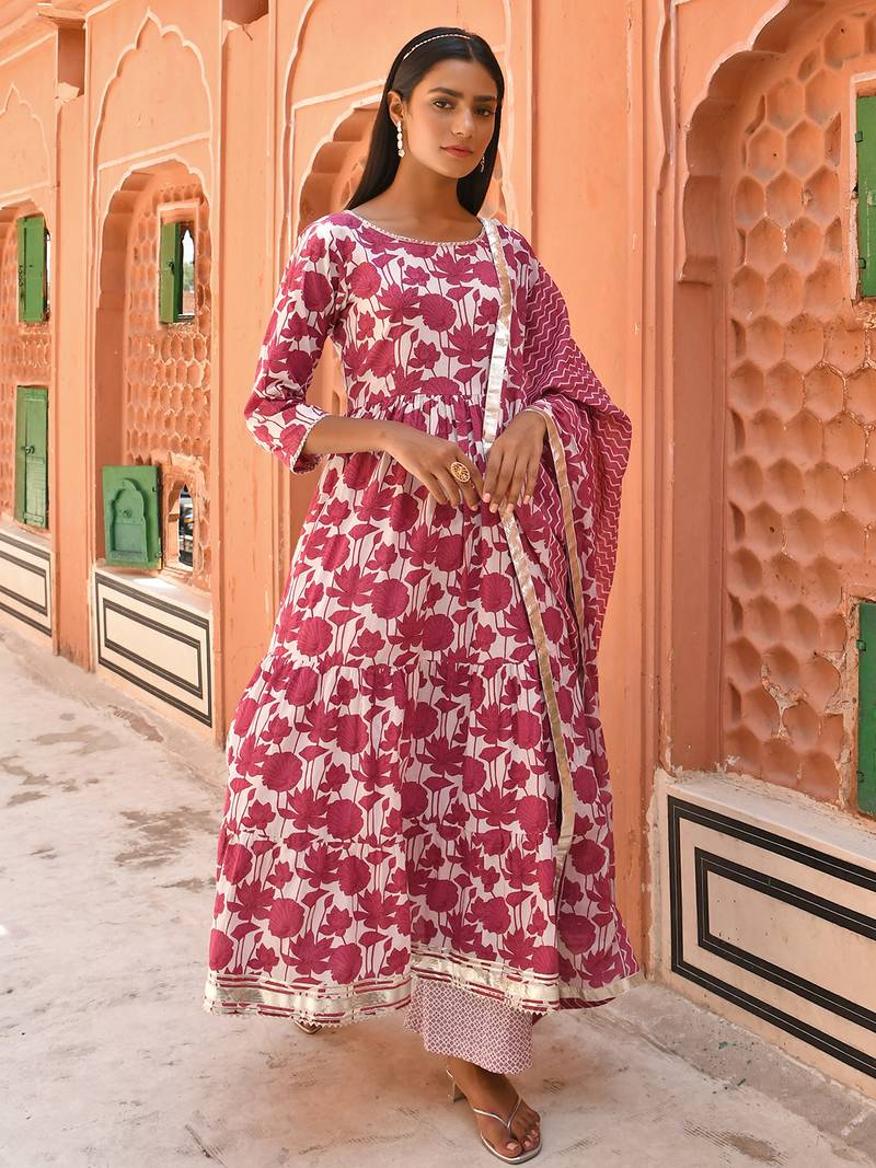 Spring Bloom Cotton Salwar main image 0