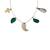 Sangeeta Boochra X Payal Singhal  Parveen Silver Necklace with Multiple Stones and Pearl Chain