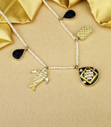 Sangeeta Boochra X Payal Singhal  Nasrin Silver Necklace with Pearl  Chain