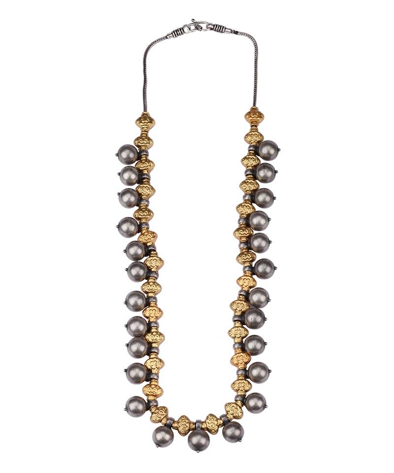 Sangeeta Boochra X Payal Singhal  Adena Silver Necklace