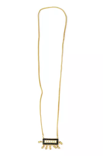 Sangeeta Boochra X Payal Singhal  Benazir Silver Pendant with Silver Chain