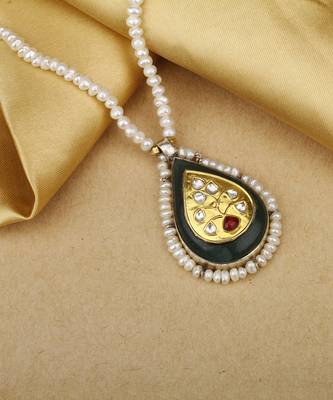 Sangeeta Boochra X Payal Singhal  Rahmat Silver Pendant with Pearl Chain 1