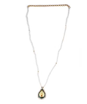 Sangeeta Boochra X Payal Singhal  Rahmat Silver Pendant with Pearl Chain 2
