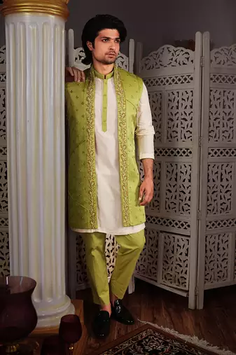 Green Malya Bandi Set