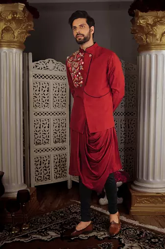Red Kara Bandi Set