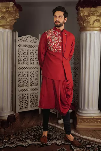 Red Kara Bandi Set