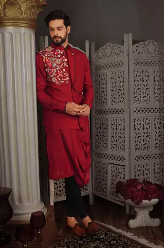 Red Kara Bandi Set