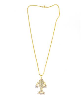 Sangeeta Boochra X Payal Singhal  Amaira Silver Pendant with Silver Chain 2