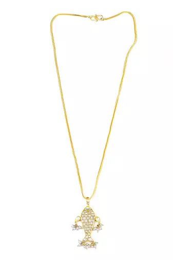 Sangeeta Boochra X Payal Singhal  Amaira Silver Pendant with Silver Chain