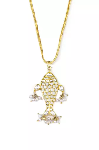 Sangeeta Boochra X Payal Singhal  Amaira Silver Pendant with Silver Chain