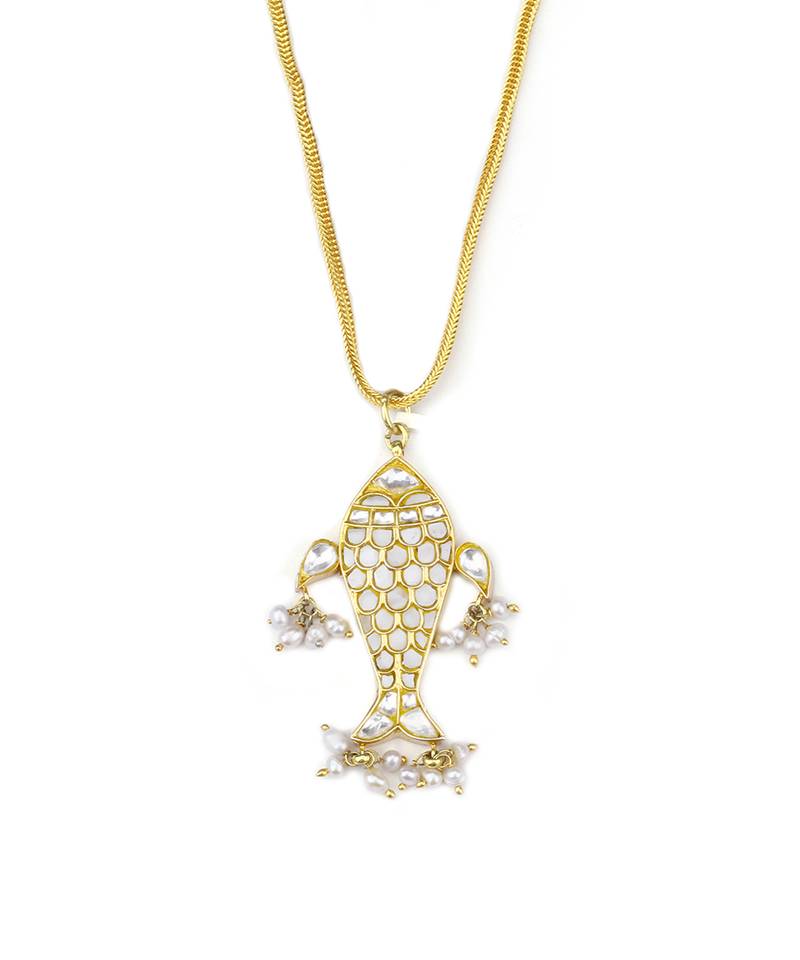 Sangeeta Boochra X Payal Singhal  Amaira Silver Pendant with Silver Chain