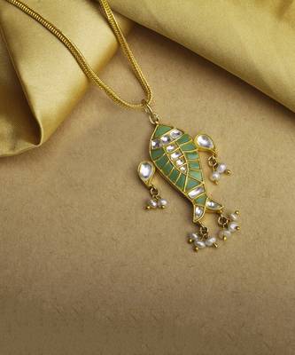 Sangeeta Boochra X Payal Singhal  Arsia Silver Pendant with Silver Chain 1