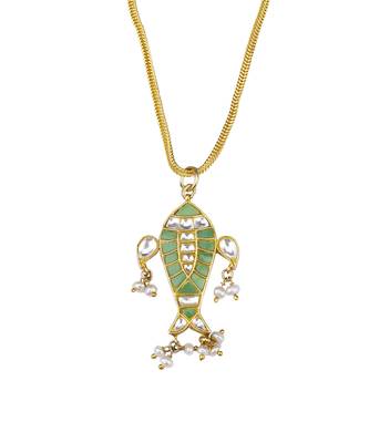 Sangeeta Boochra X Payal Singhal  Arsia Silver Pendant with Silver Chain 2