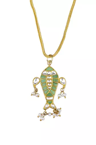 Sangeeta Boochra X Payal Singhal  Arsia Silver Pendant with Silver Chain