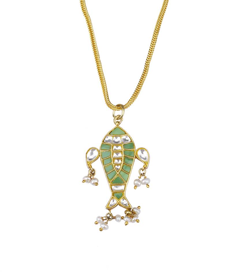 Sangeeta Boochra X Payal Singhal  Arsia Silver Pendant with Silver Chain