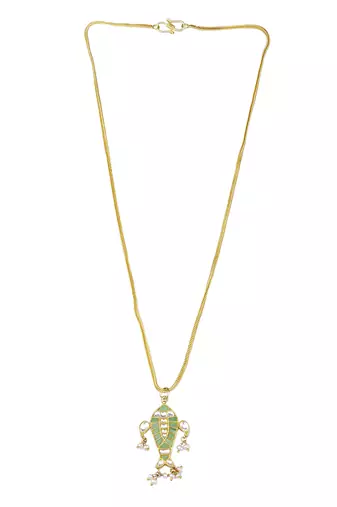 Sangeeta Boochra X Payal Singhal  Arsia Silver Pendant with Silver Chain