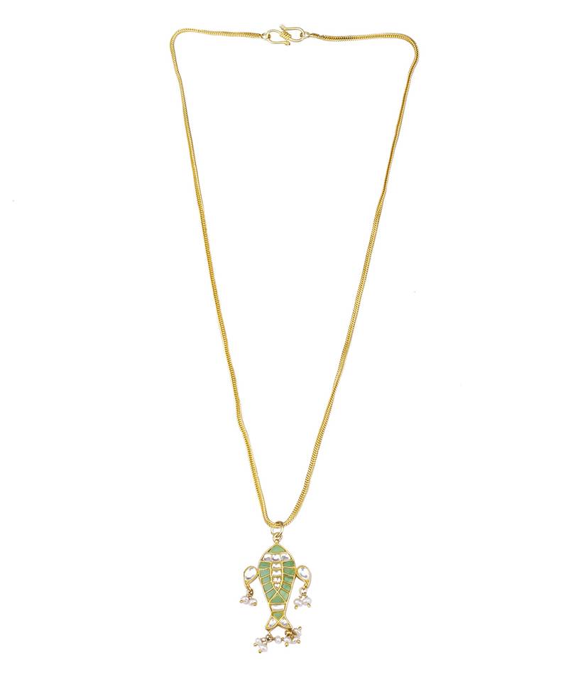 Sangeeta Boochra X Payal Singhal  Arsia Silver Pendant with Silver Chain