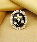 Sangeeta Boochra X Payal Singhal  Maryam Silver Ring with Pearls