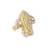Sangeeta Boochra X Payal Singhal  Zaynab Silver Ring with Kundan Work
