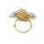 Sangeeta Boochra X Payal Singhal  Zaynab Silver Ring with Kundan Work