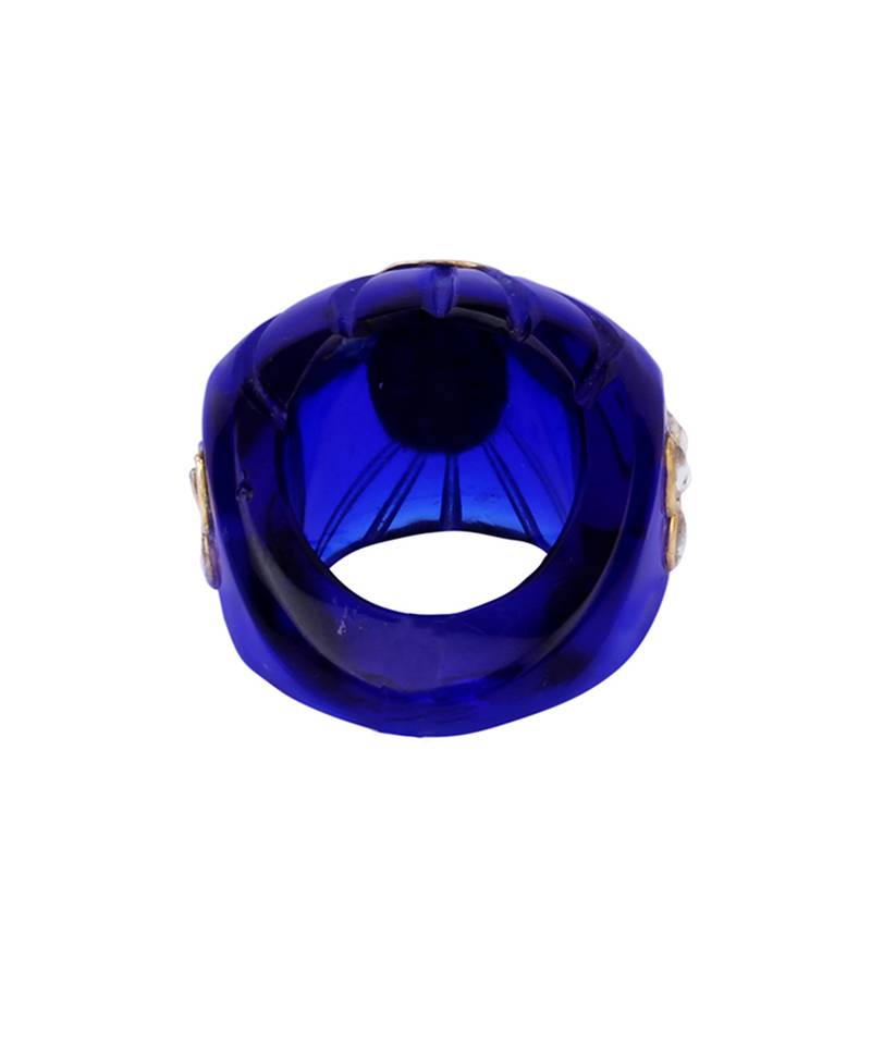 Sangeeta Boochra X Payal Singhal  Yasmin Blue Onyx Stone Ring